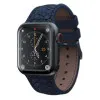 Ремешок Elements Njord Salmon Leather Strap для Apple Watch 42/44/45/49mm (Petrol) (SL14121)