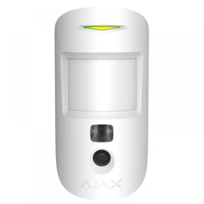 Датчик руху з фотофіксацією Ajax MotionCam, Jeweler, бездротовий, (White)