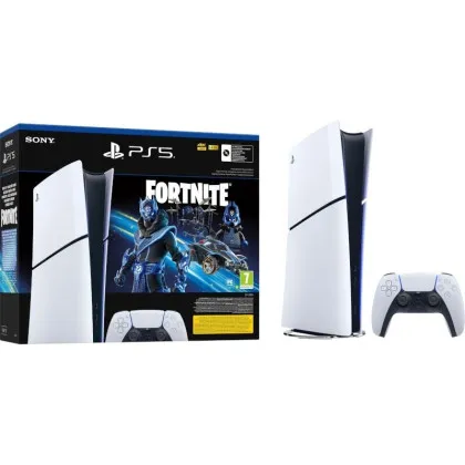 Игровая консоль Sony PlayStation 5 Slim (Digital Edition) (Fortnite Cobalt Star Bundle) (1TB)