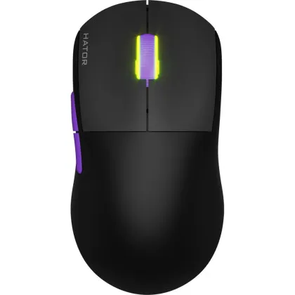 Игровая мышь HATOR Quasar 2 ULTRA 4K Wireless (Black/Lilac) (HTM570BL)