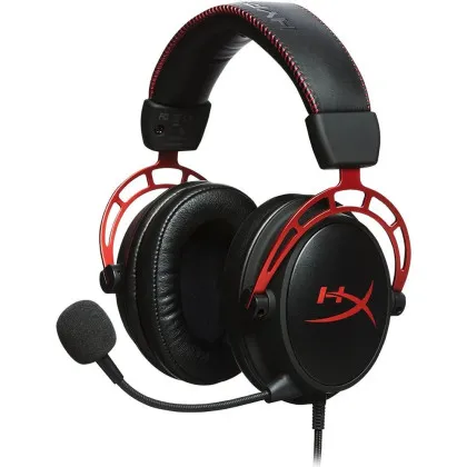 Ігрова гарнітура HyperX Cloud Alpha mini-jack/dual 3.5мм 1.2м/2м (Black/Red) в Шептицькому