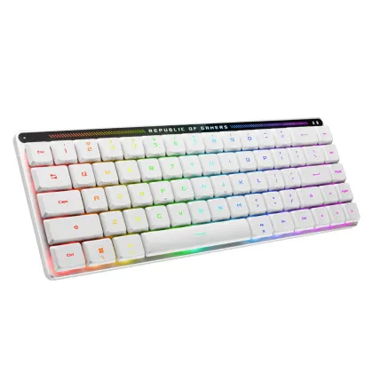 Клавіатура ігрова ASUS ROG Falchion RX Low Profile, EN/UK (White) в Камʼянському