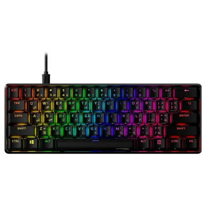 Клавіатура ігрова HyperX Alloy Origins 60 61key Red USB (Black) в Нововолинську